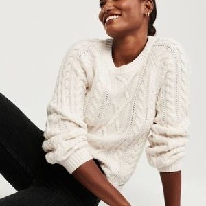Abercrombie & Fitch Cable Knit Sweater